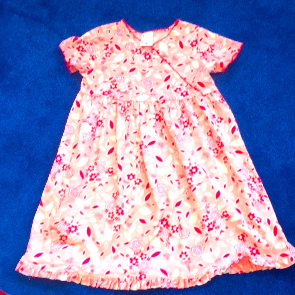 Hanna Andersson 100% Cotton Dress girls 4-6